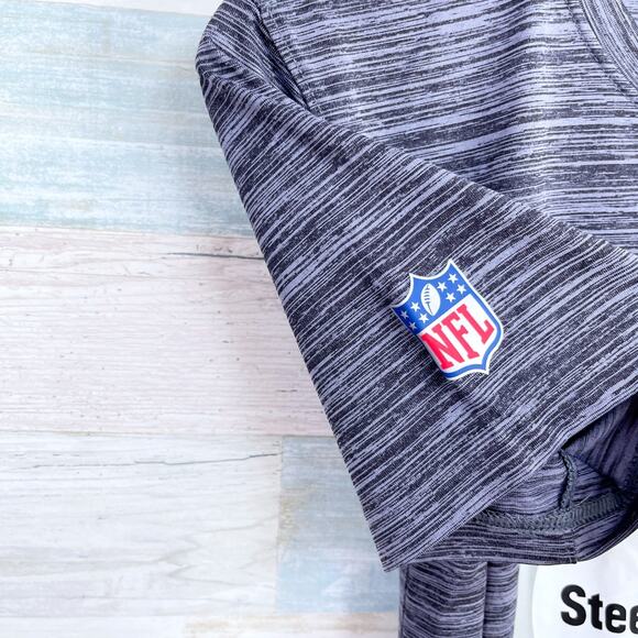 Pittsburgh Steelers Nike Tee Gray NFL Football Graphic Logo Dri Fit Mens Small - Picture 4 of 8